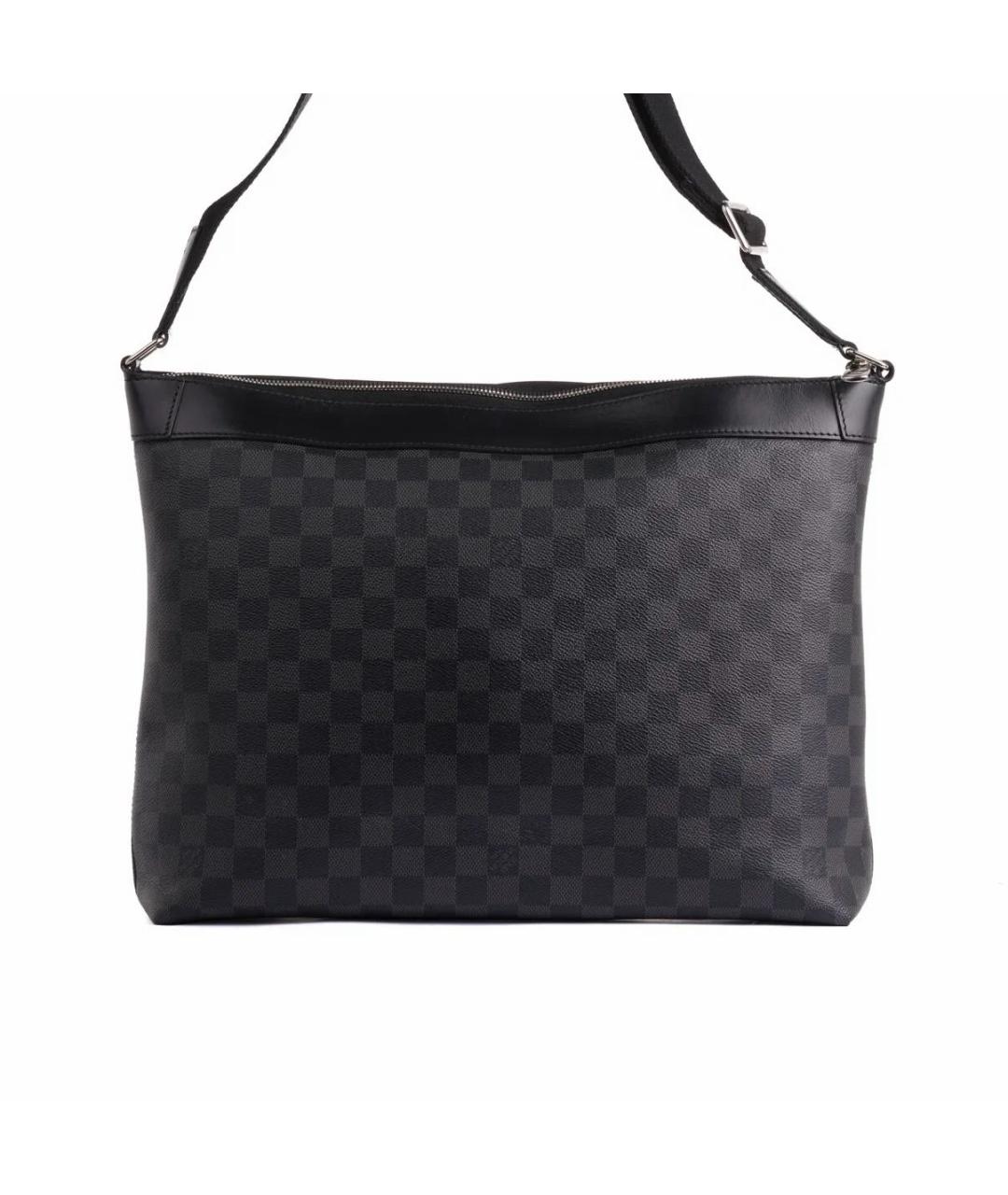 LOUIS VUITTON Антрацитовая сумка на плечо, фото 3