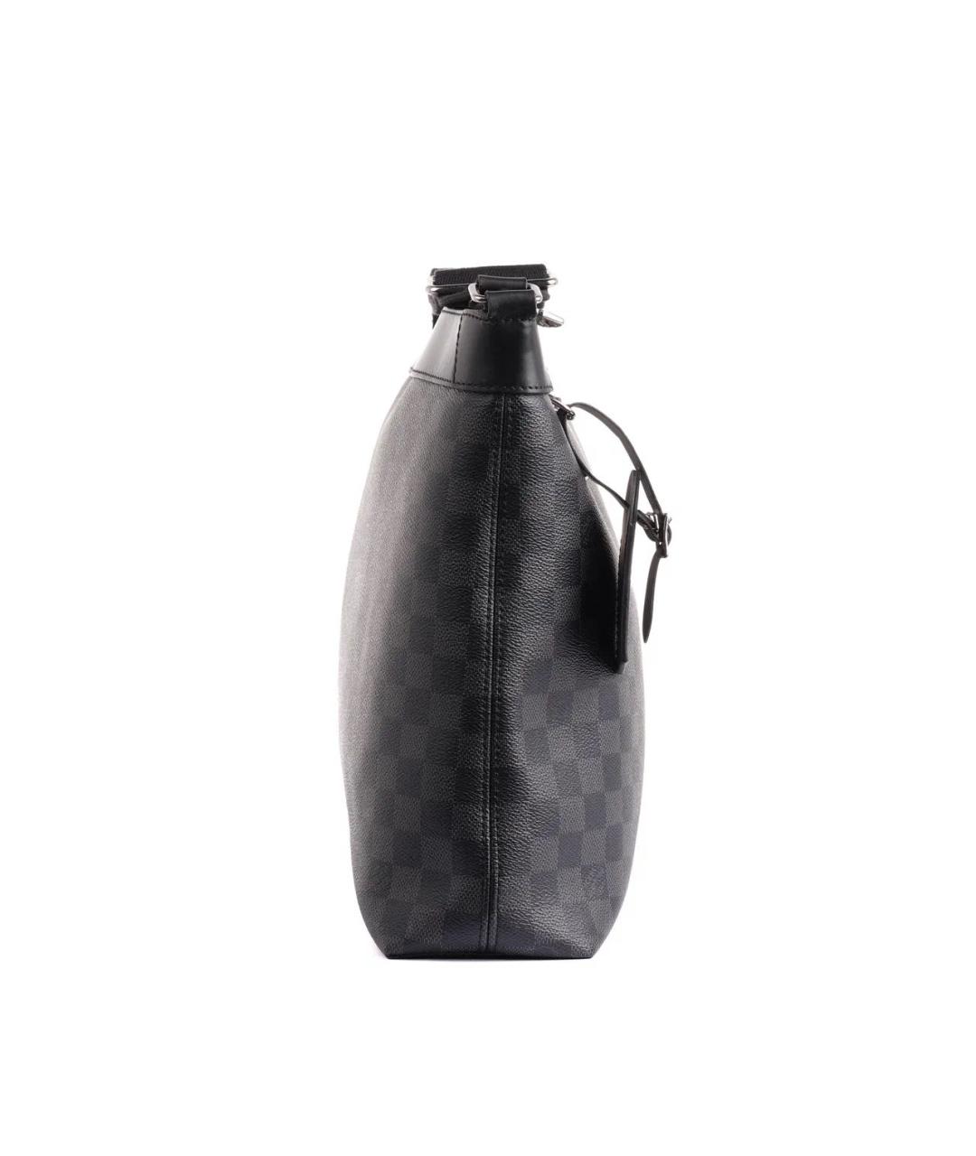 LOUIS VUITTON Антрацитовая сумка на плечо, фото 4