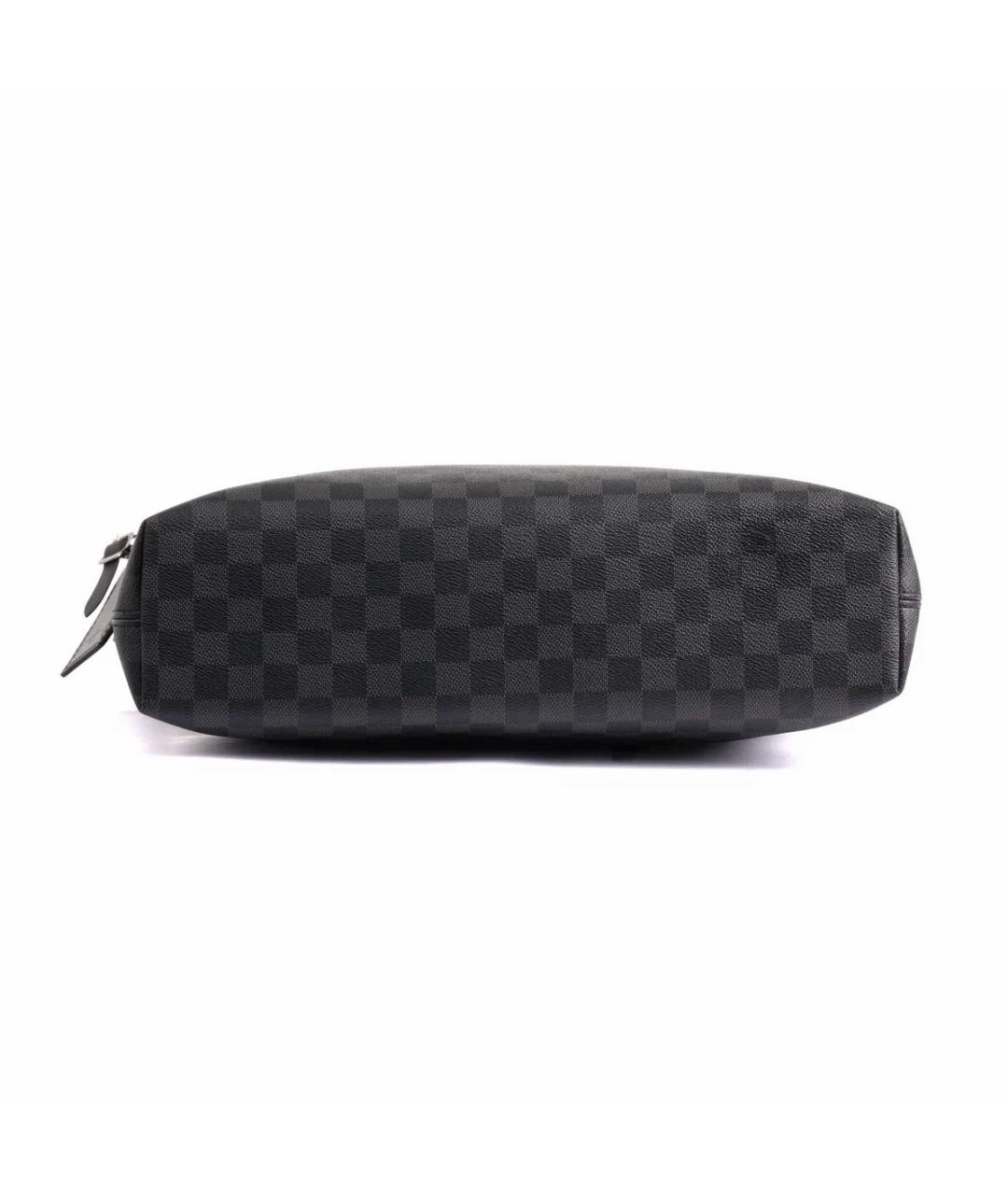 LOUIS VUITTON Антрацитовая сумка на плечо, фото 6