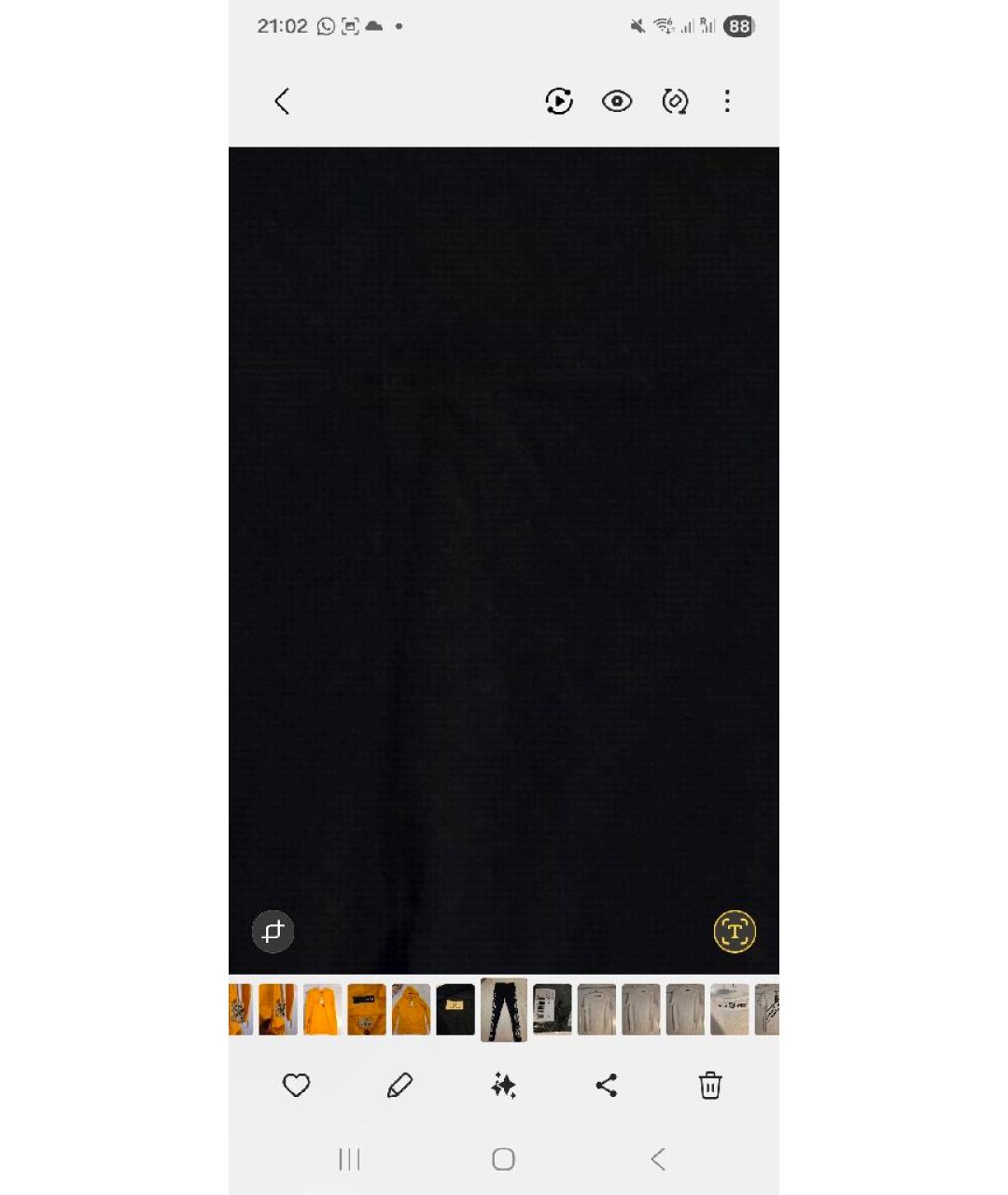 PHILIPP PLEIN Черные хлопко-эластановые капри, фото 4