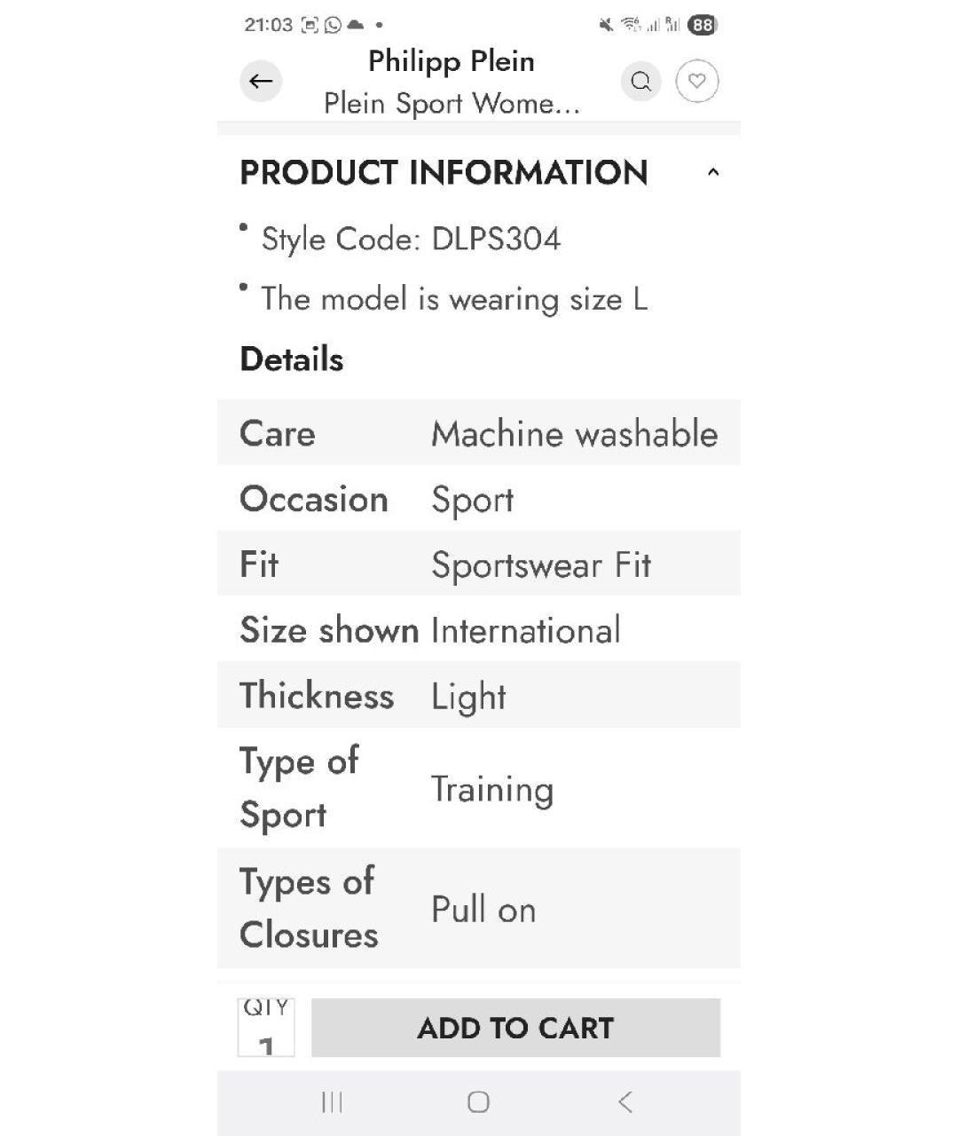 PHILIPP PLEIN Черные хлопко-эластановые капри, фото 7