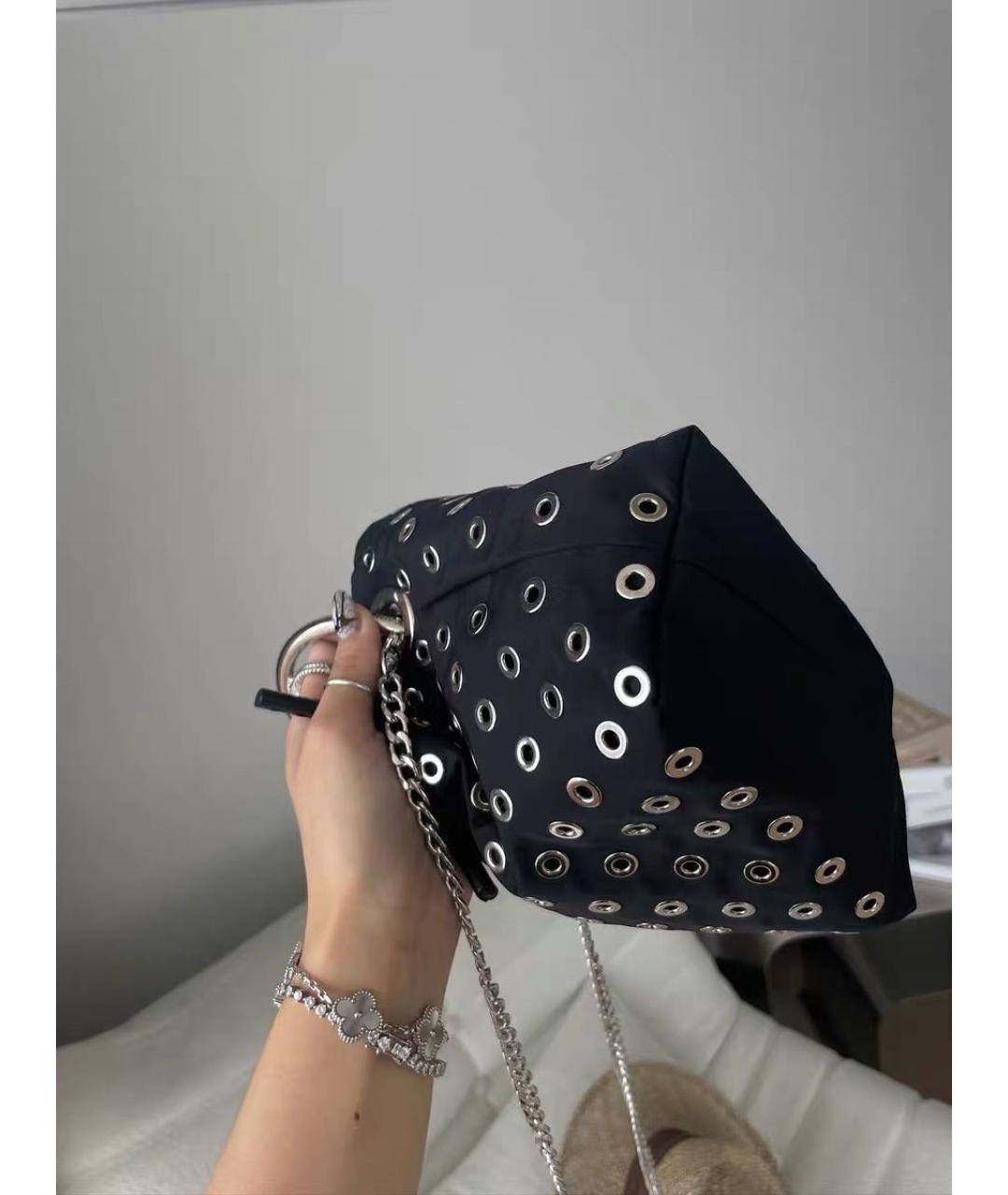 PRADA Черная сумка с короткими ручками, фото 3