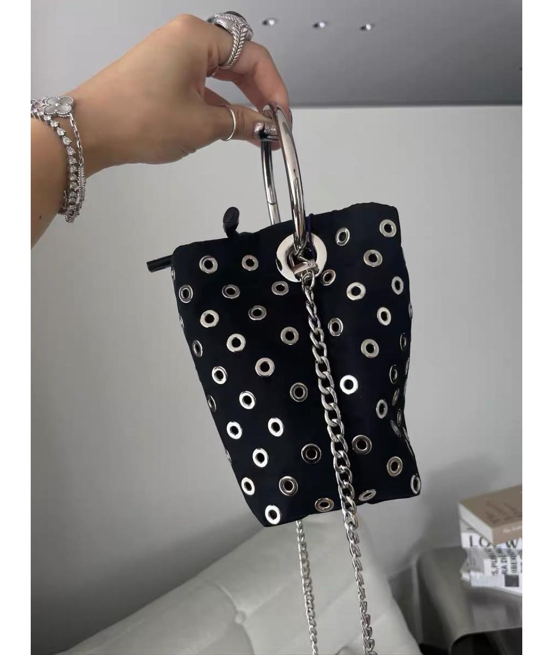 PRADA Черная сумка с короткими ручками, фото 5