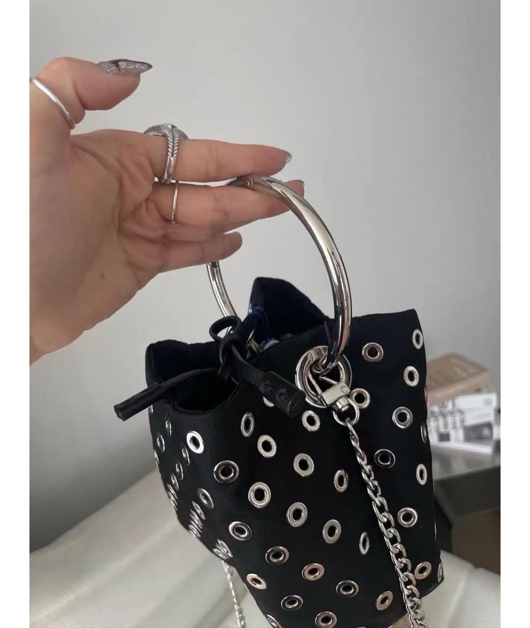 PRADA Черная сумка с короткими ручками, фото 7