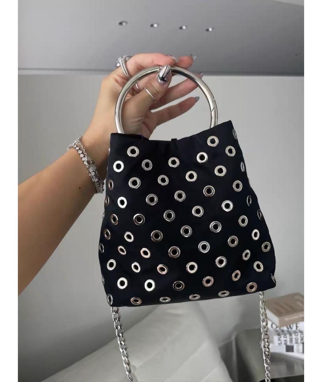 PRADA Черная сумка с короткими ручками, фото 2