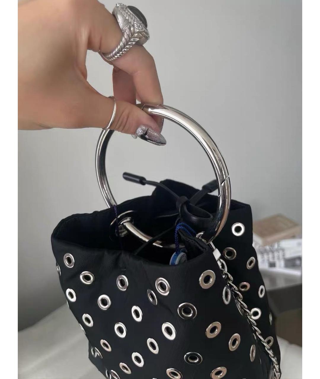 PRADA Черная сумка с короткими ручками, фото 4