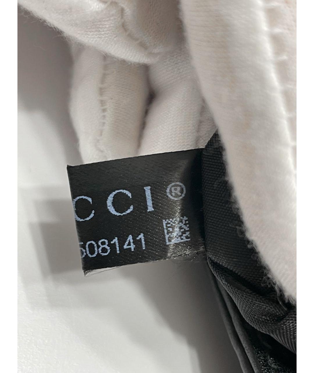 GUCCI Черная кожаная сумка на плечо, фото 8