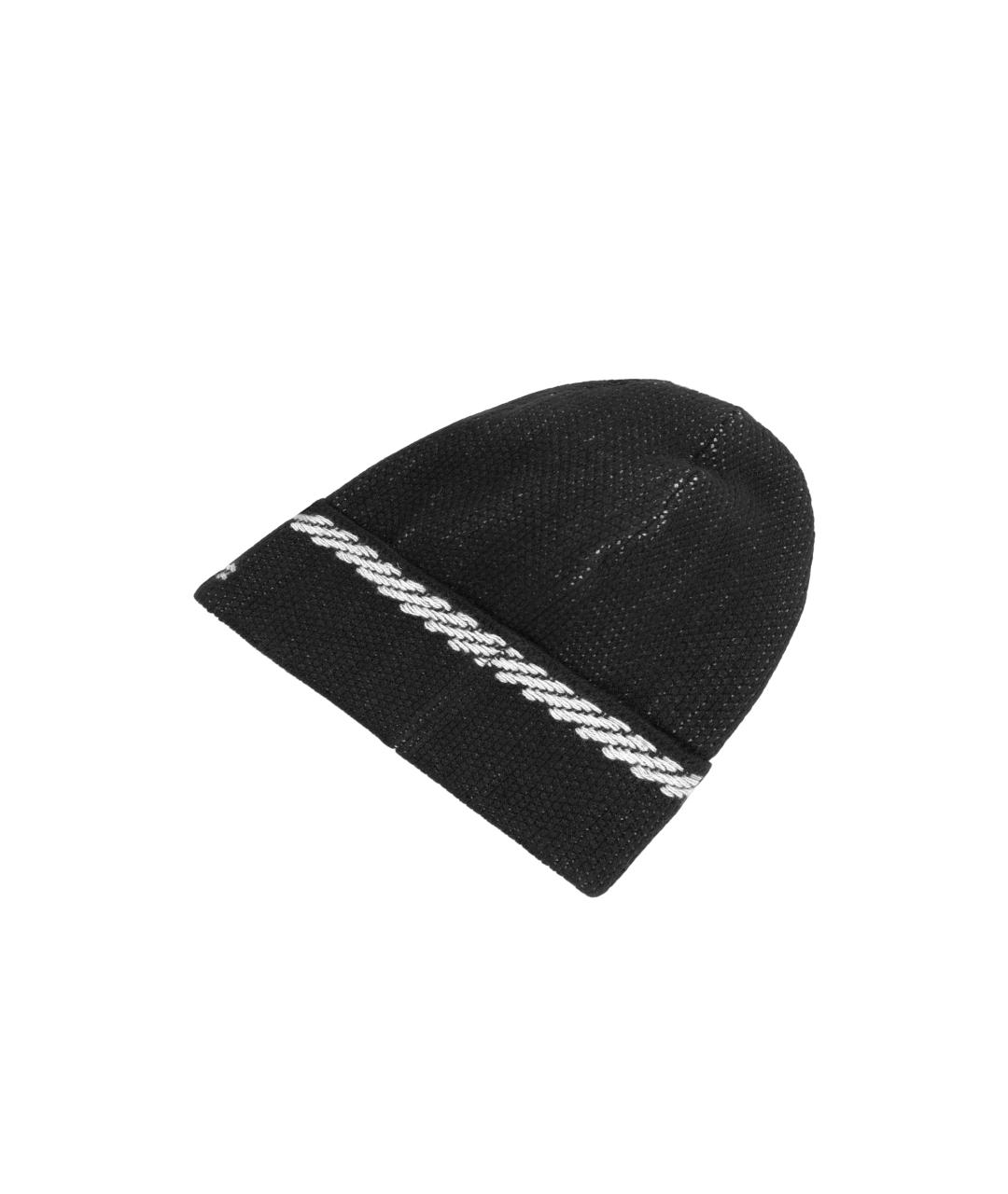 CHANEL Черная кашемировая шапка, фото 4