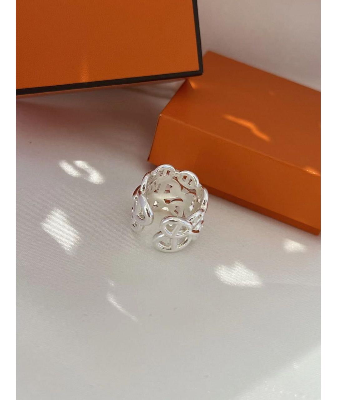 HERMES Серебряное серебряное кольцо, фото 3