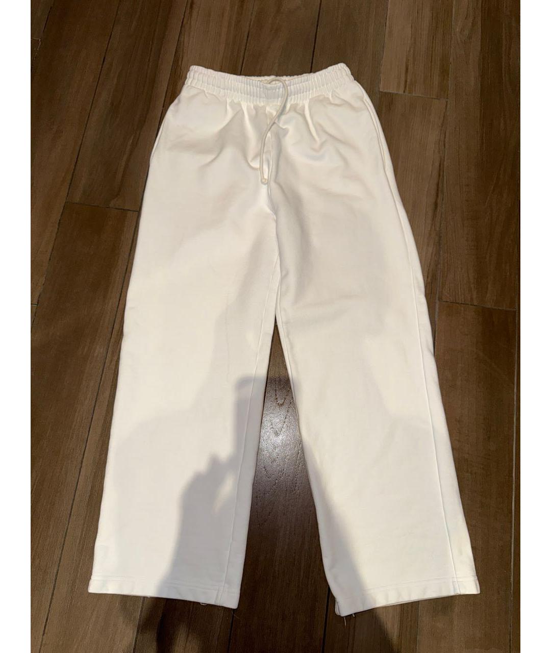 PLANTA ROSA Белые хлопко-эластановые спортивные брюки и шорты, фото 6