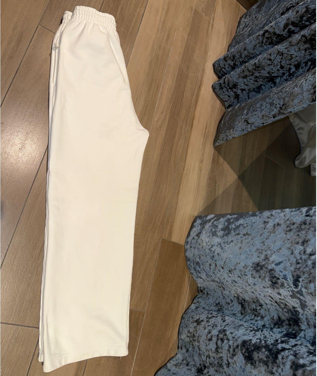 PLANTA ROSA Белые хлопко-эластановые спортивные брюки и шорты, фото 2