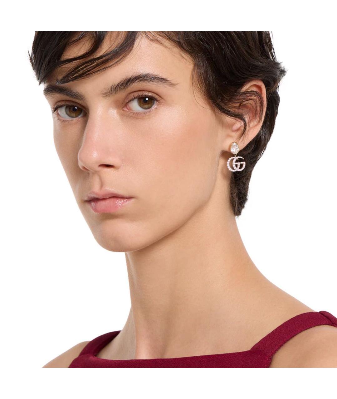 GUCCI Желтые серьги, фото 3