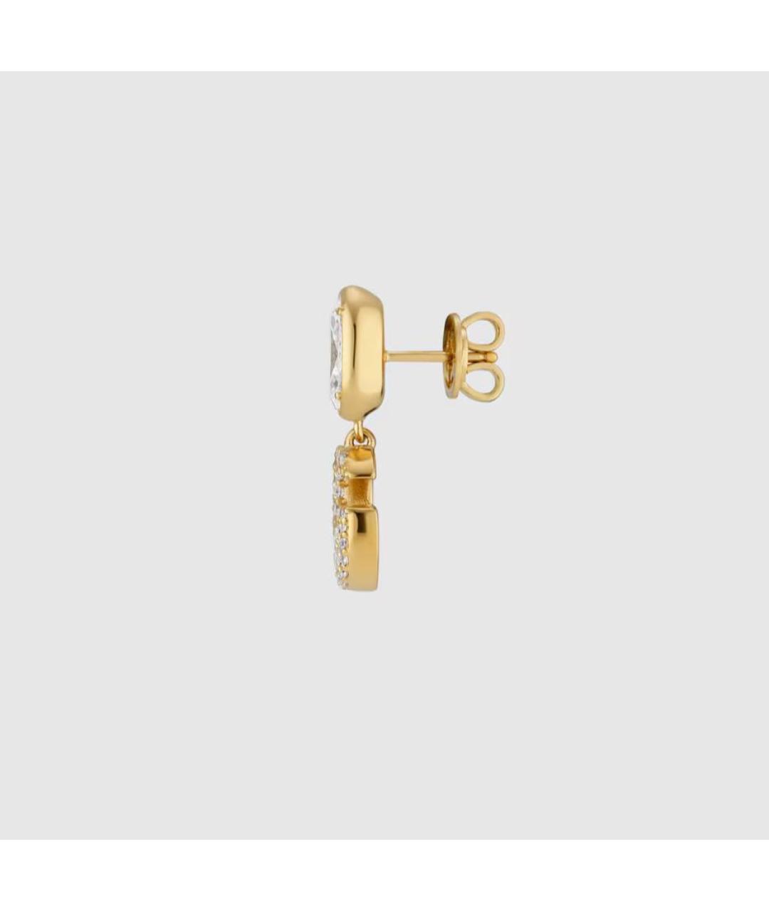 GUCCI Желтые серьги, фото 2