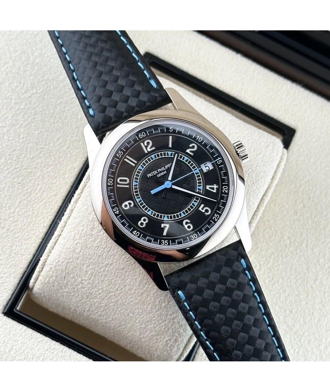 PATEK PHILIPPE Черные часы из белого золота, фото 2