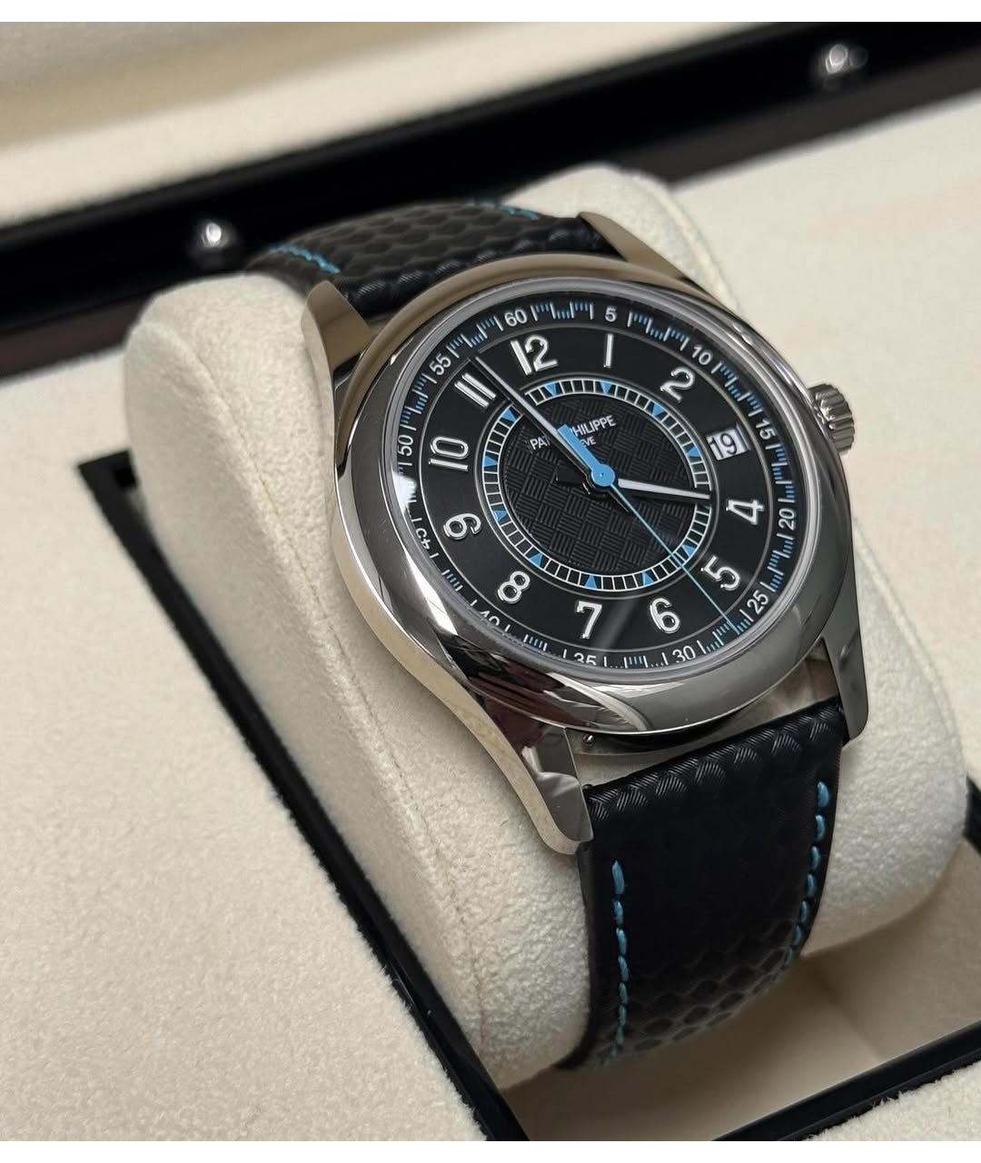 PATEK PHILIPPE Черные часы из белого золота, фото 4