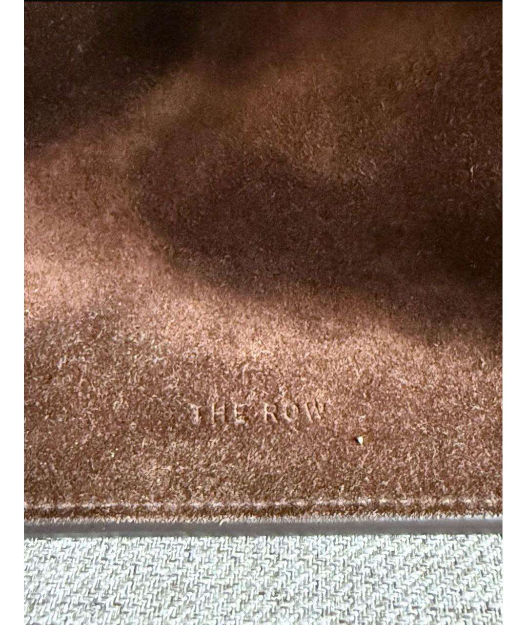 THE ROW Коричневая замшевая сумка тоут, фото 6