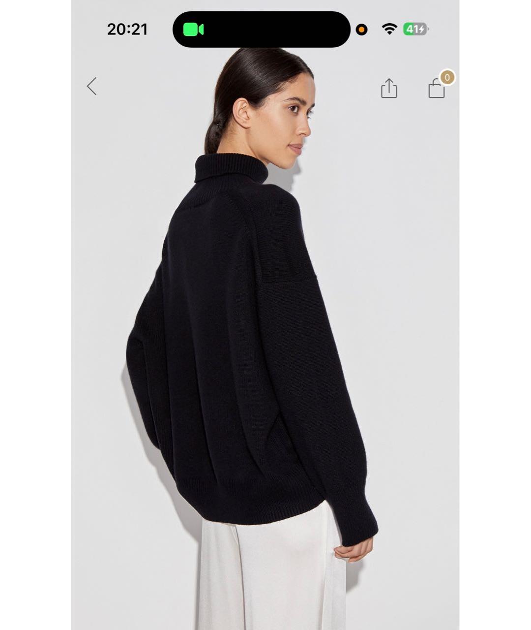 12 STOREEZ Черный кашемировый джемпер / свитер, фото 2