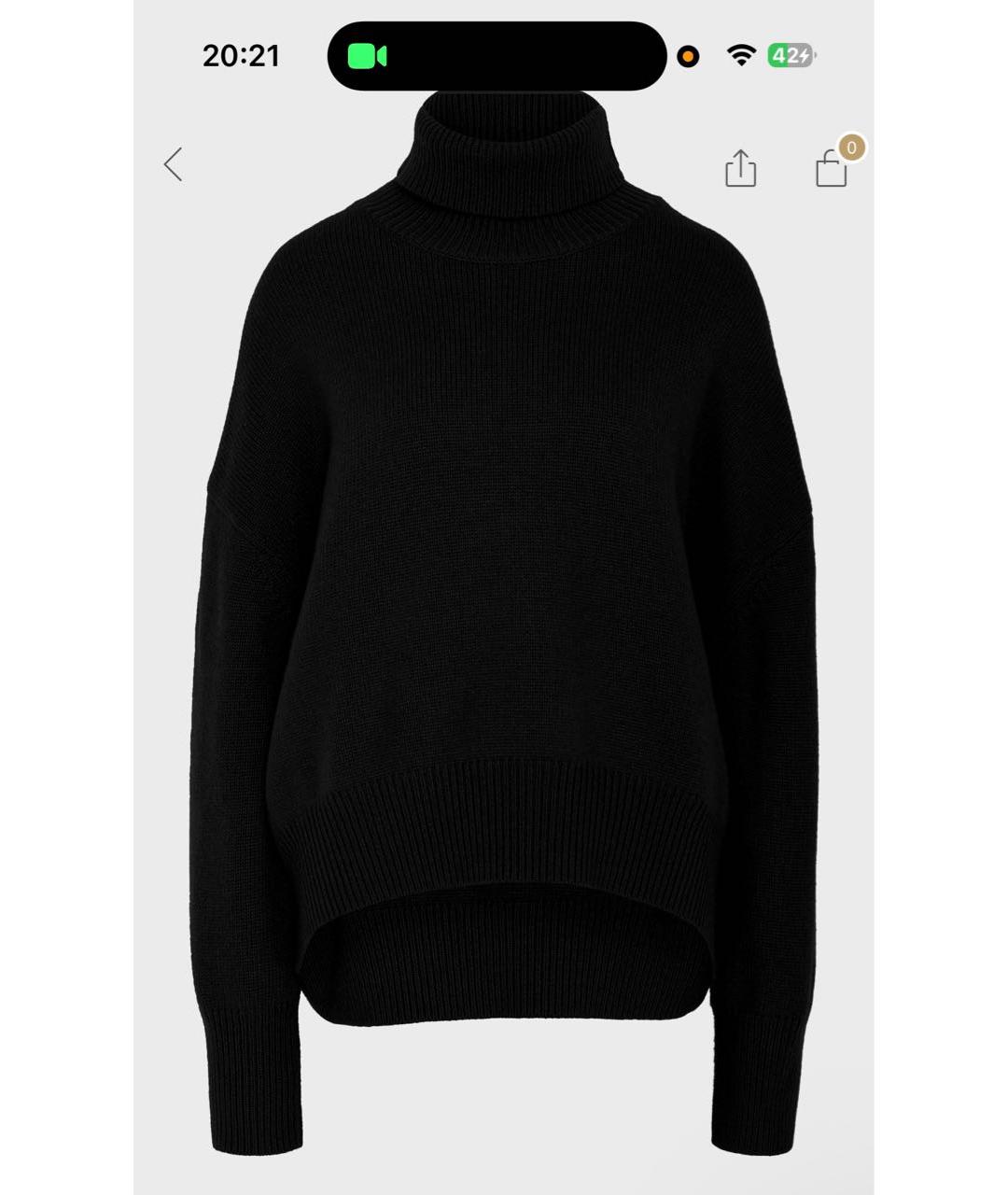 12 STOREEZ Черный кашемировый джемпер / свитер, фото 9