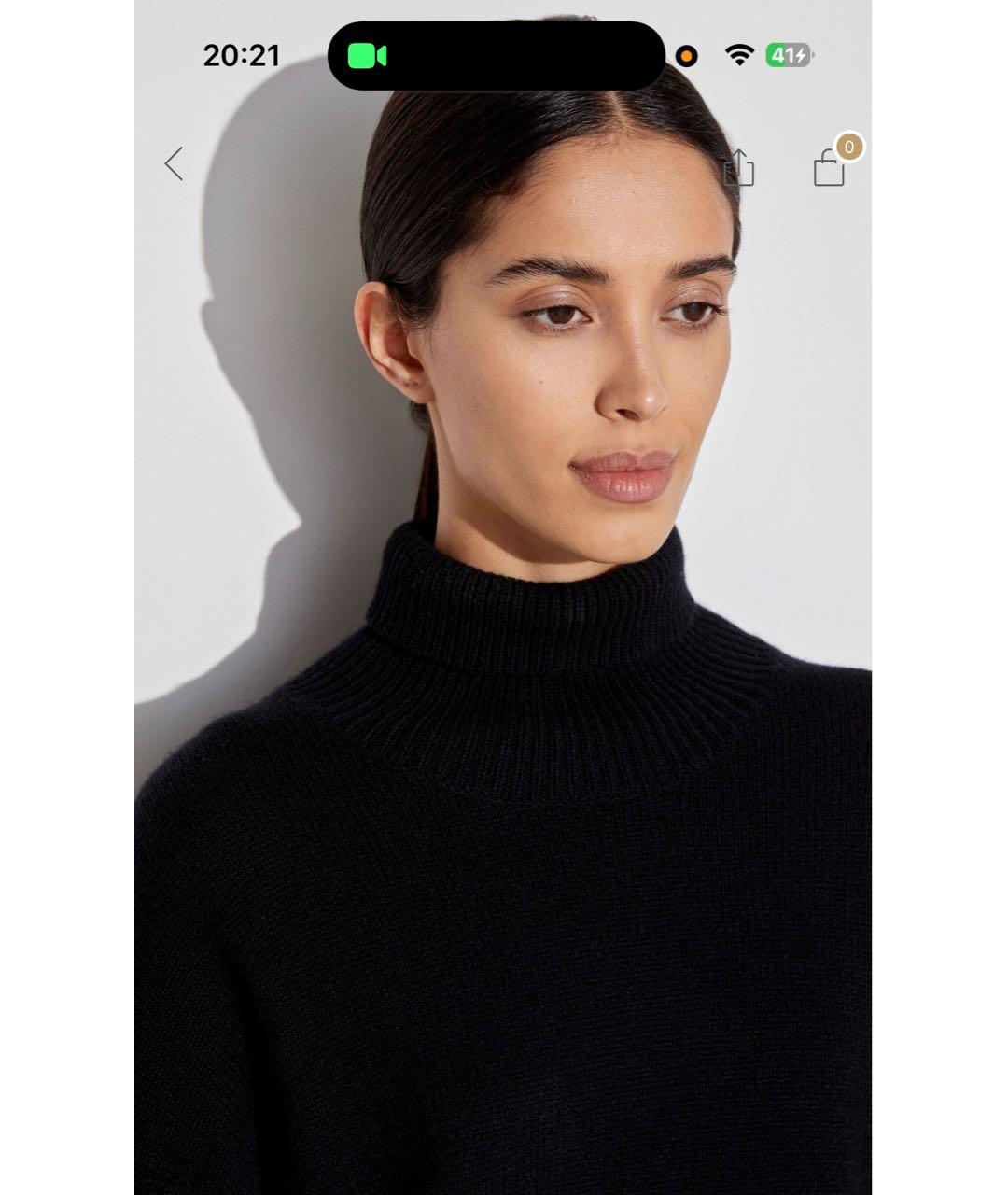 12 STOREEZ Черный кашемировый джемпер / свитер, фото 6