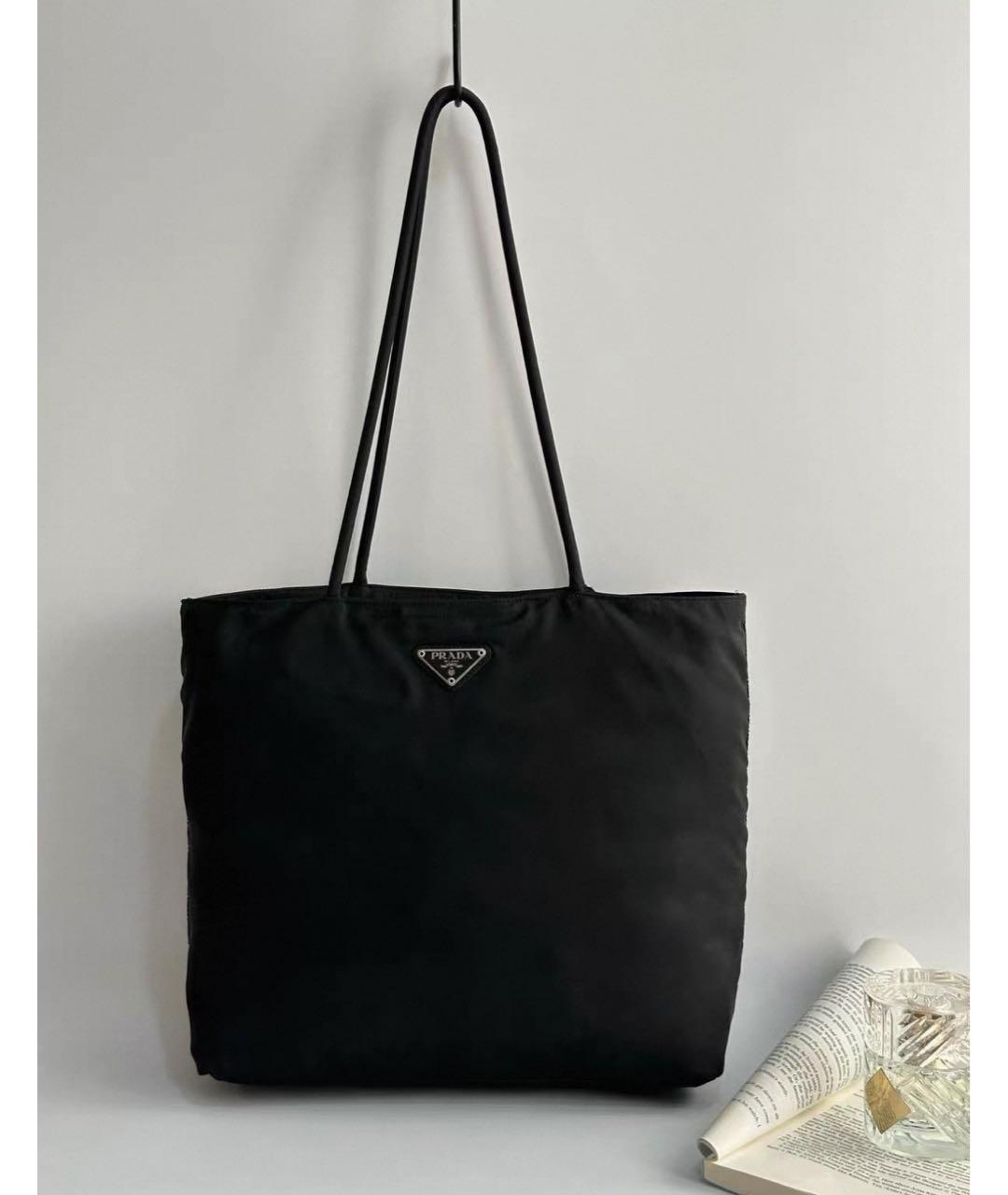 PRADA Черная сумка тоут, фото 5