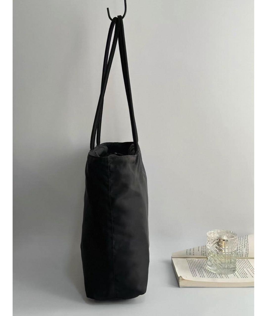 PRADA Черная сумка тоут, фото 7