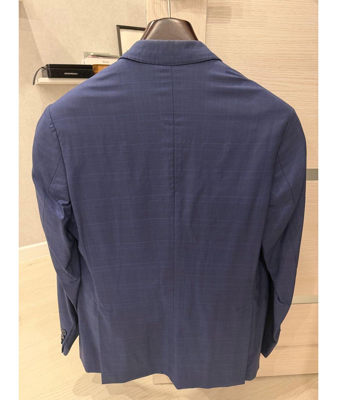 PAL ZILERI Синий шерстяной пиджак, фото 2