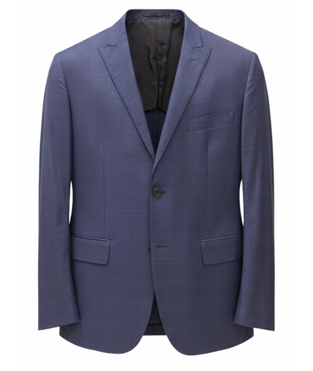 PAL ZILERI Синий шерстяной пиджак, фото 1