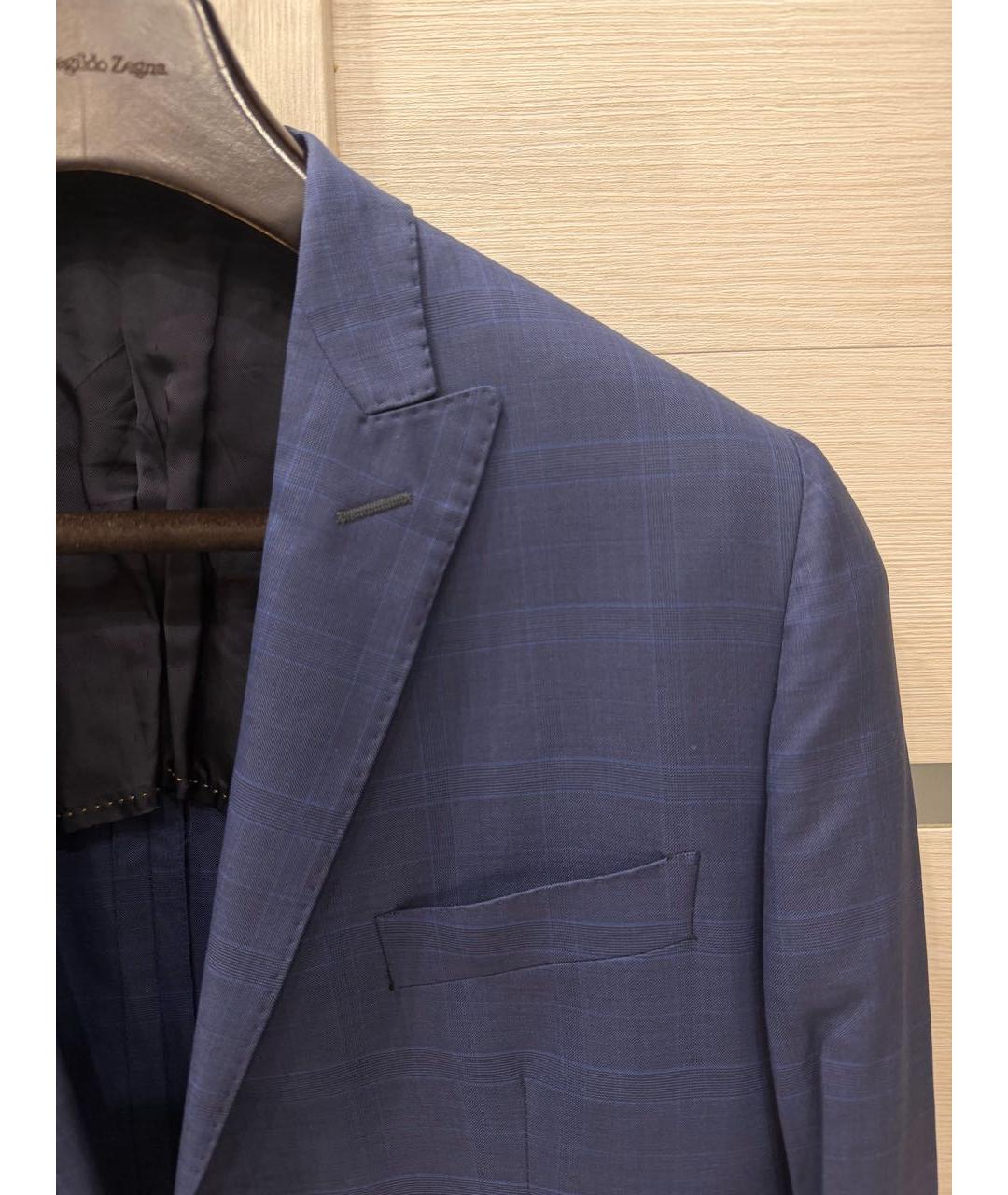 PAL ZILERI Синий шерстяной пиджак, фото 5