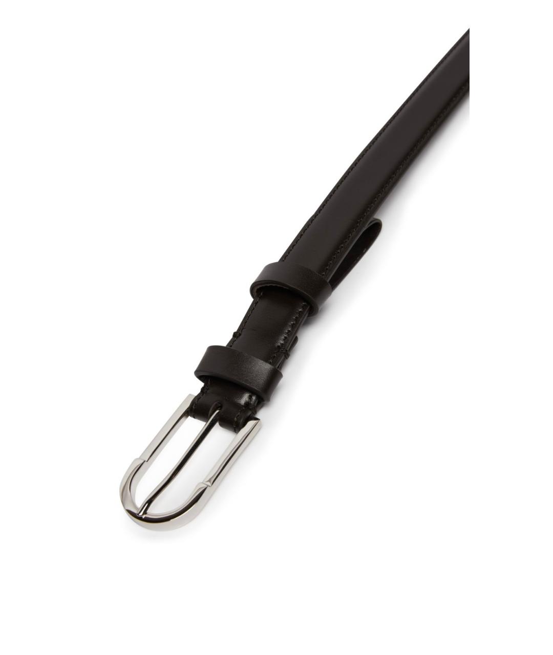 THE ROW Коричневый кожаный ремень, фото 3