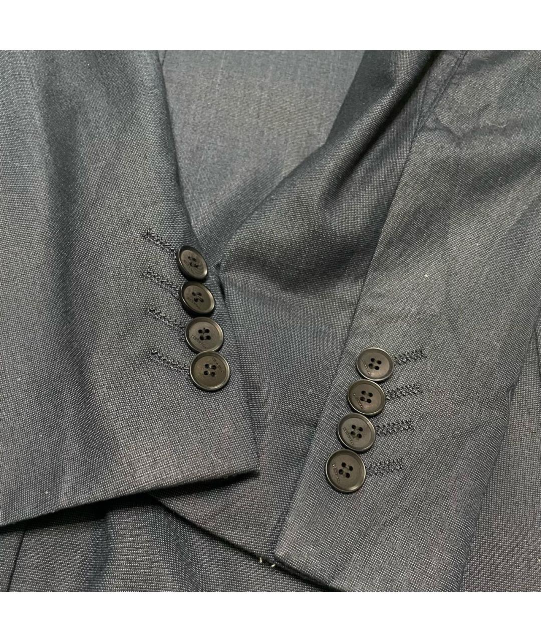 KITON Синий шерстяной пиджак, фото 5