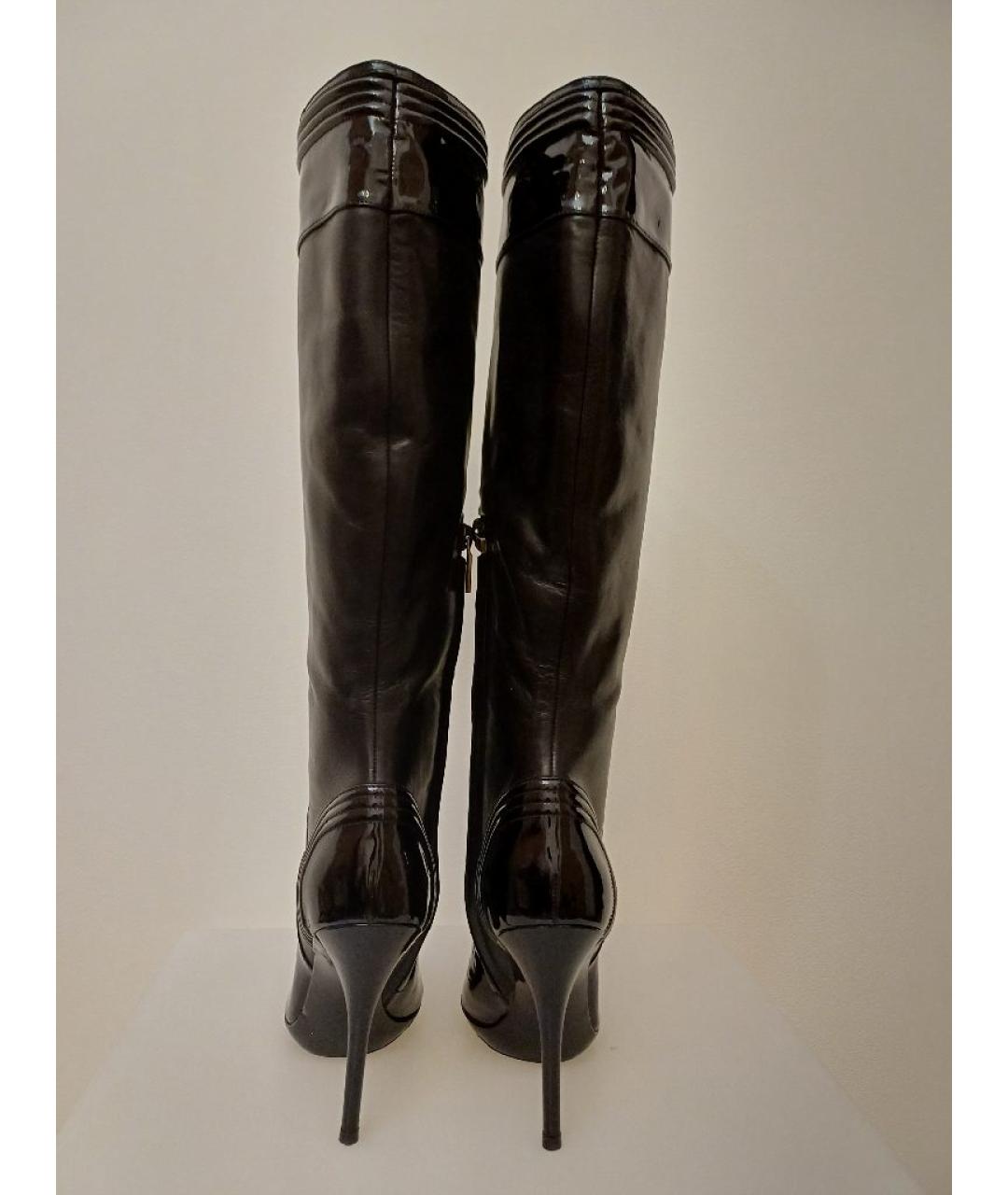 CASADEI Черные кожаные сапоги, фото 8