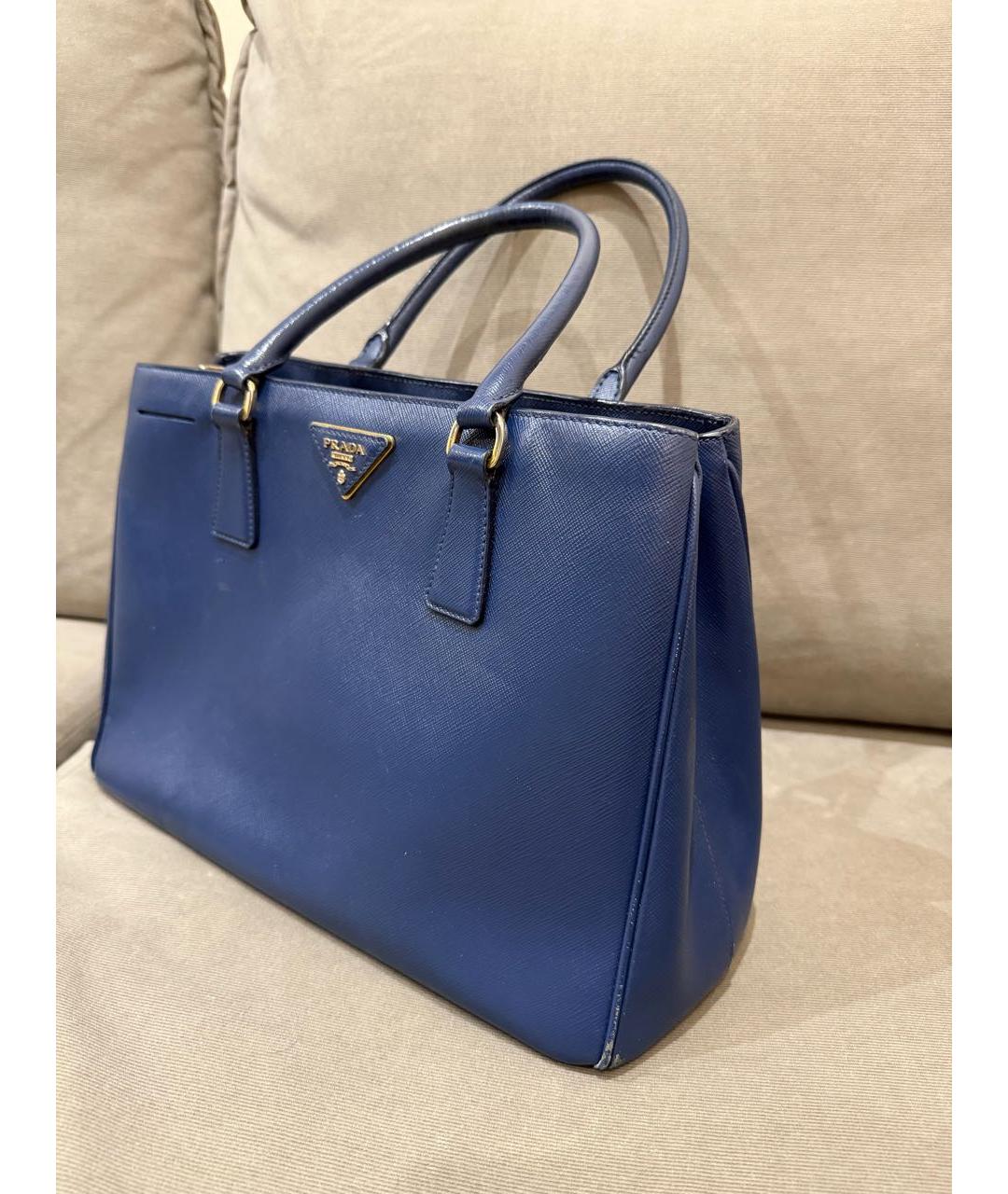 PRADA Синяя сумка тоут, фото 2