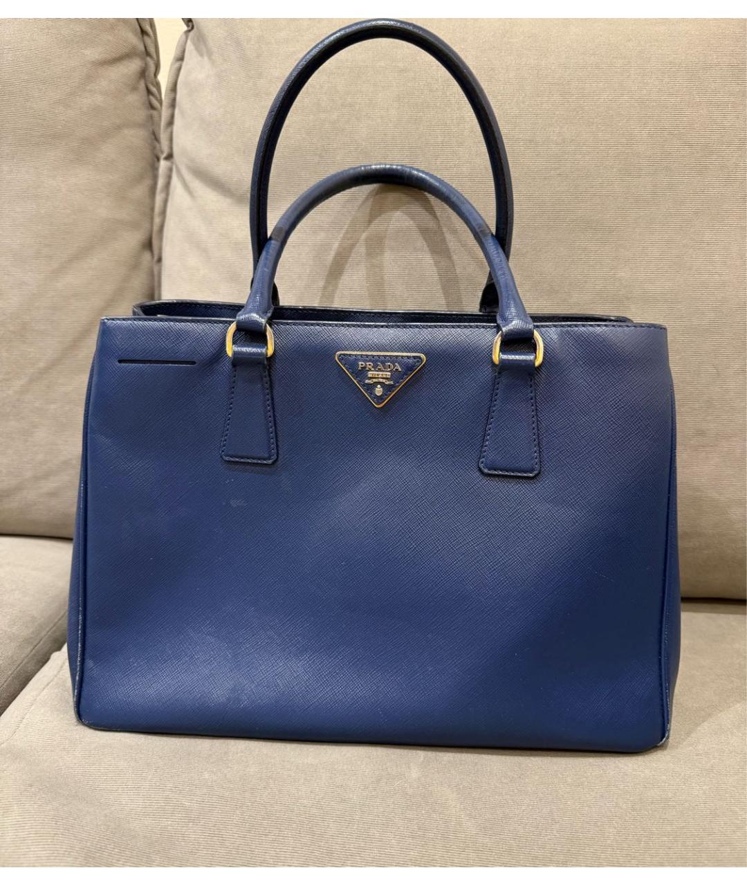 PRADA Синяя сумка тоут, фото 9