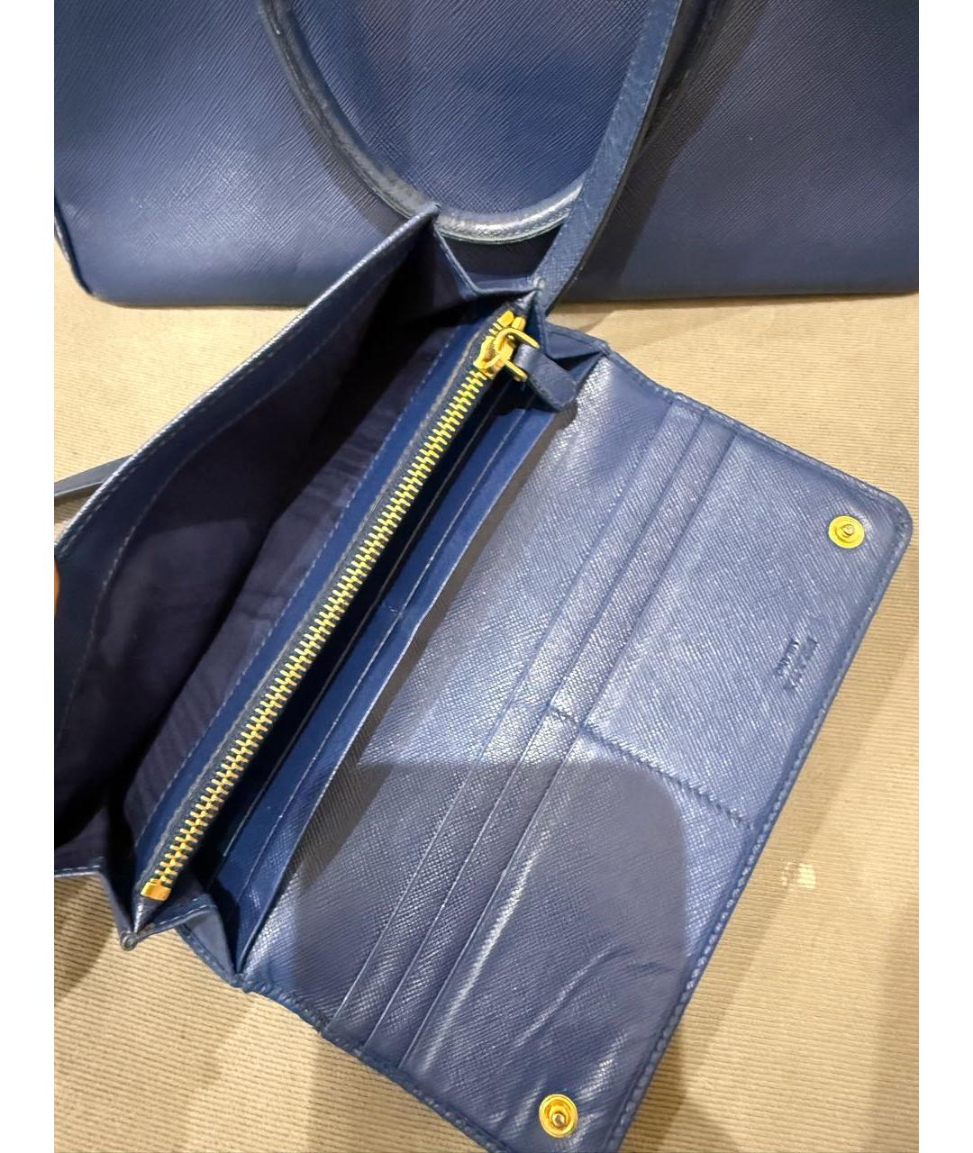 PRADA Синяя сумка тоут, фото 7