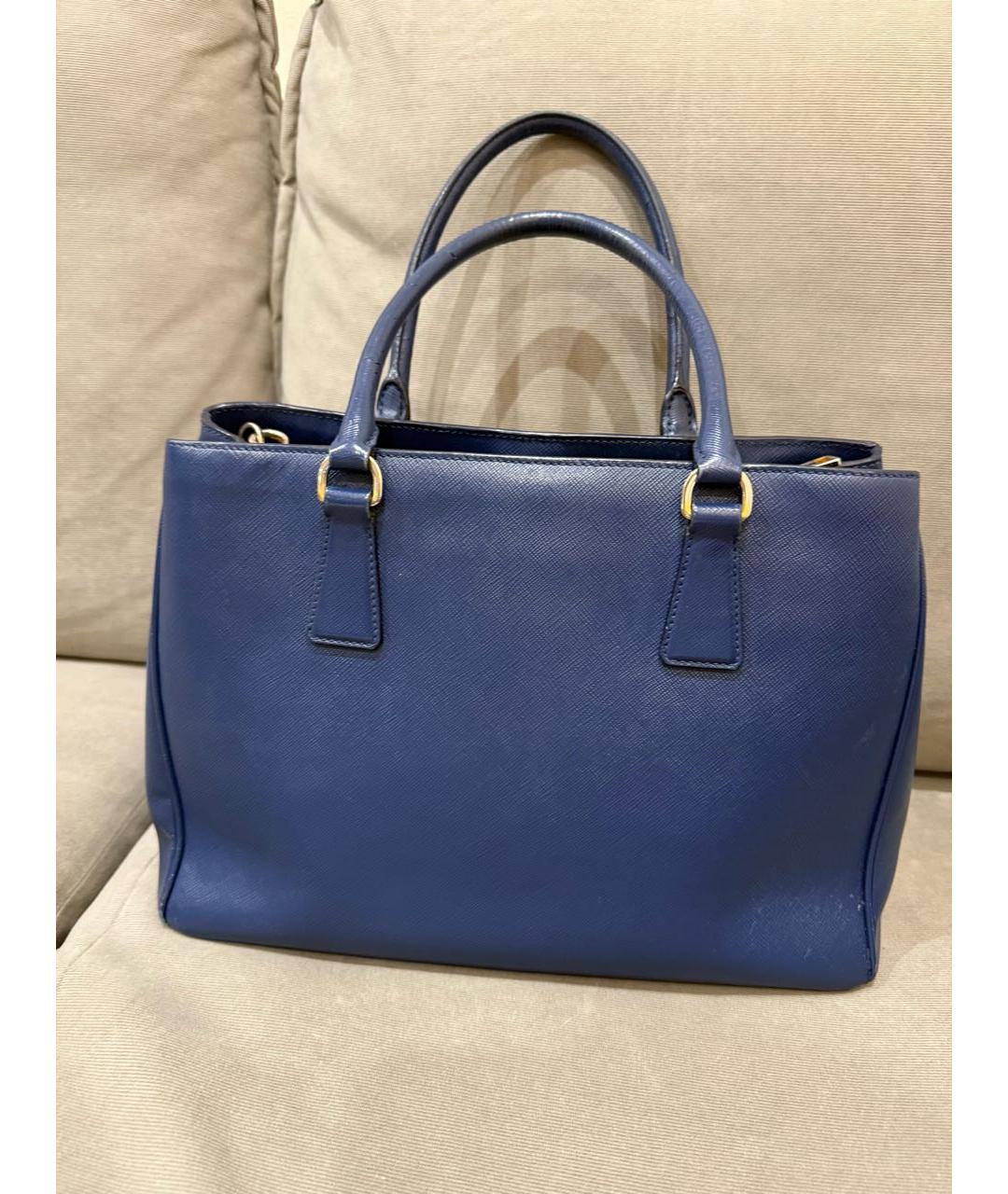 PRADA Синяя сумка тоут, фото 3