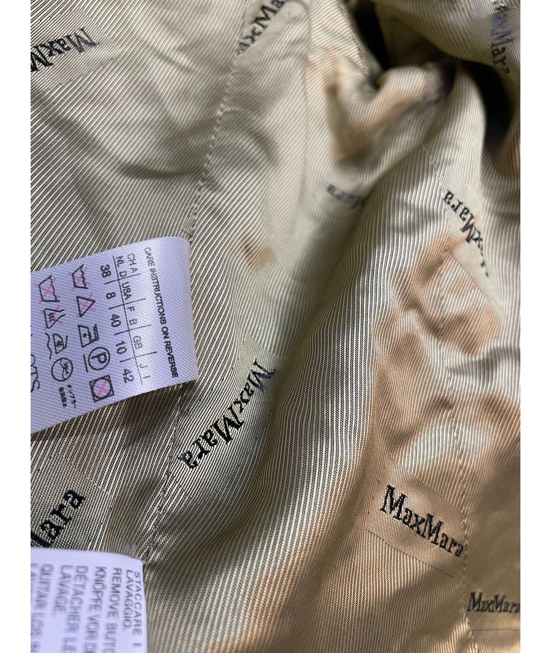 MAX MARA Антрацитовое шерстяное пальто, фото 7