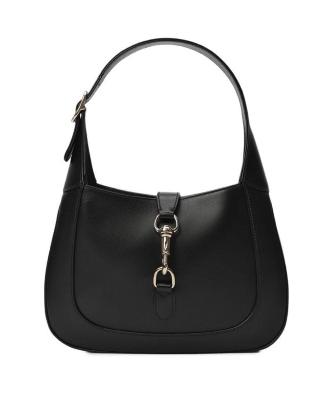 GUCCI Черная кожаная сумка с короткими ручками, фото 3