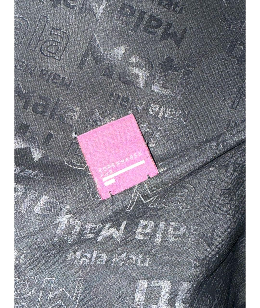 MALA MATI Черная шуба, фото 6