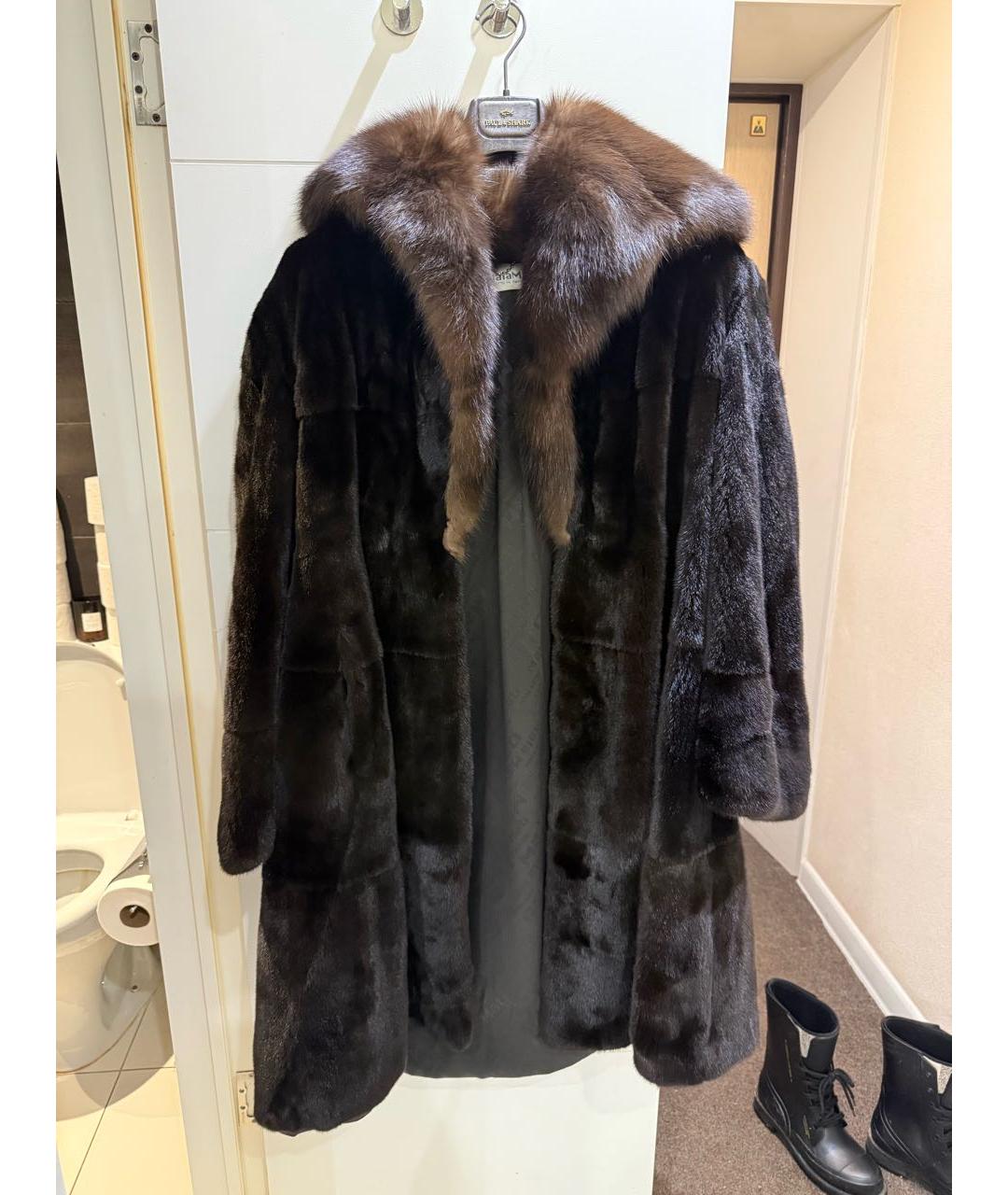 MALA MATI Черная шуба, фото 8