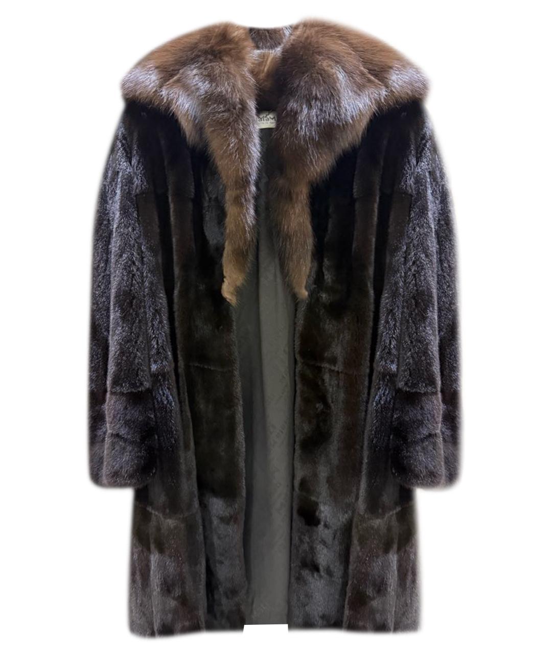 MALA MATI Черная шуба, фото 1