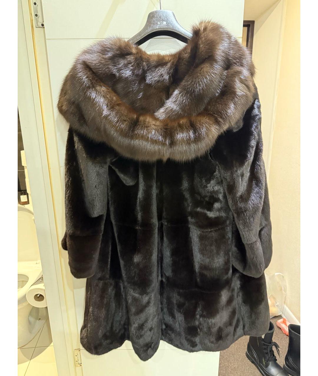 MALA MATI Черная шуба, фото 3