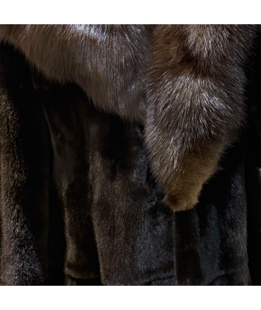 MALA MATI Черная шуба, фото 4