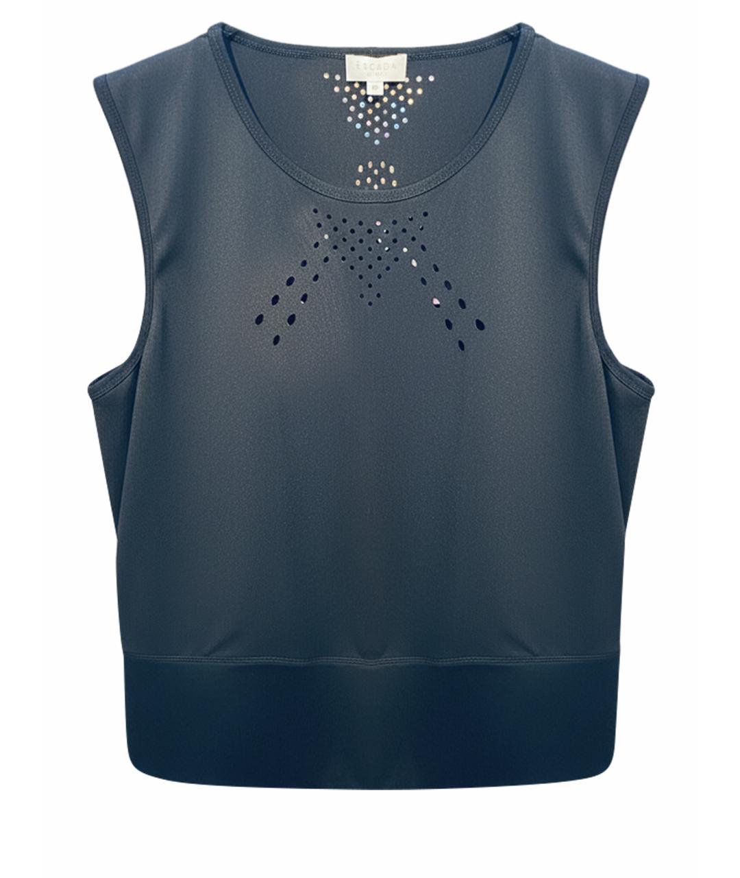 ESCADA Черная вискозная блузы, фото 1