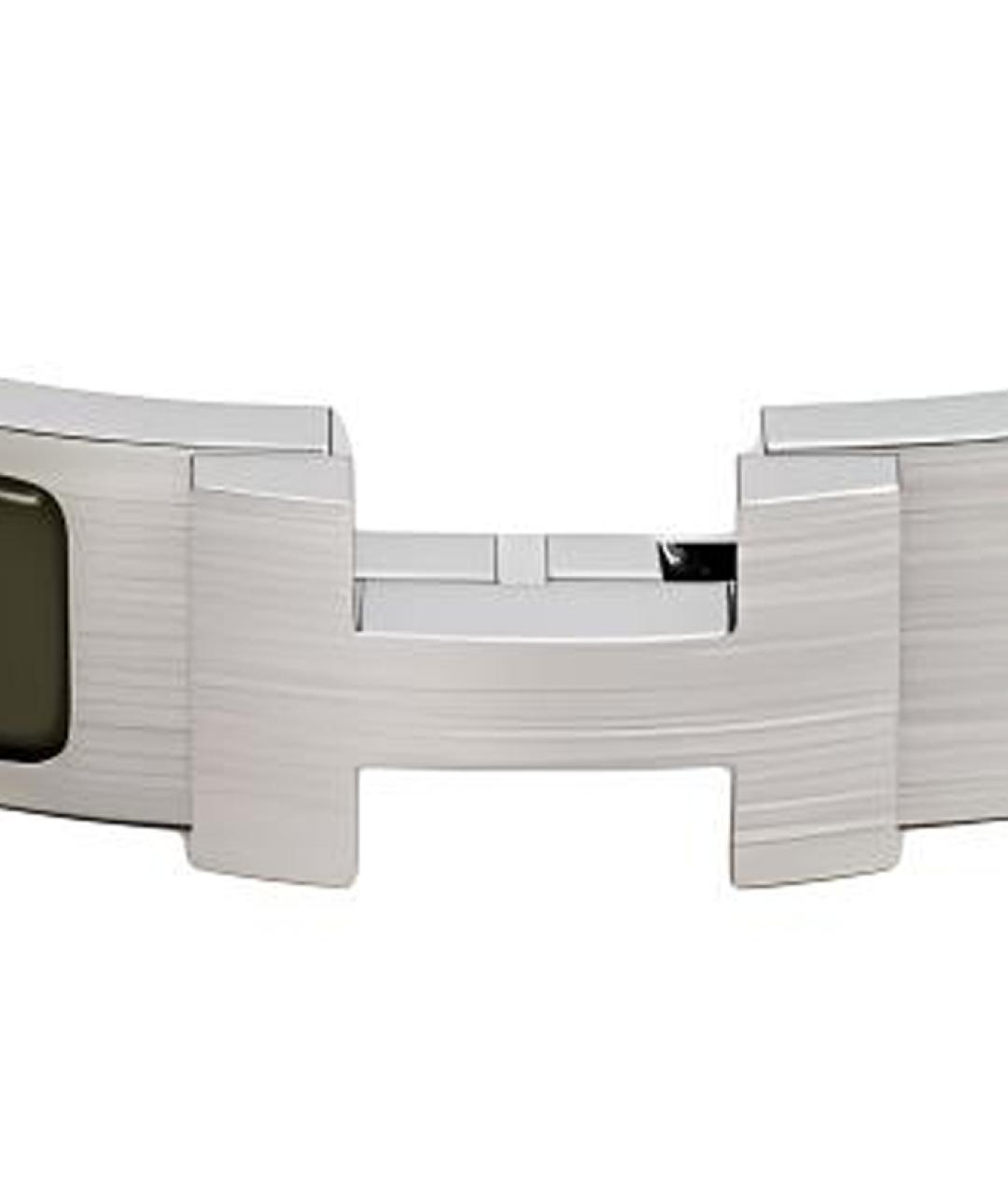 HERMES Зеленый металлический браслет, фото 3