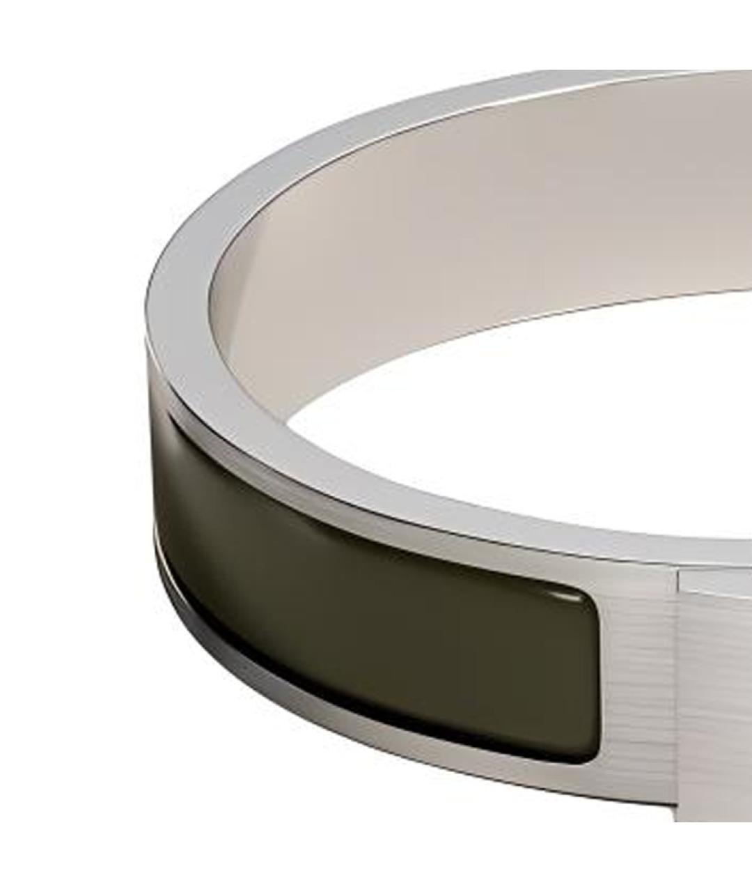 HERMES Зеленый металлический браслет, фото 2