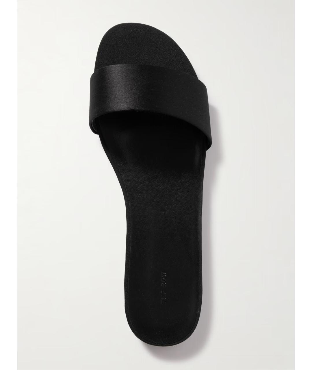 THE ROW Черные шлепанцы, фото 5