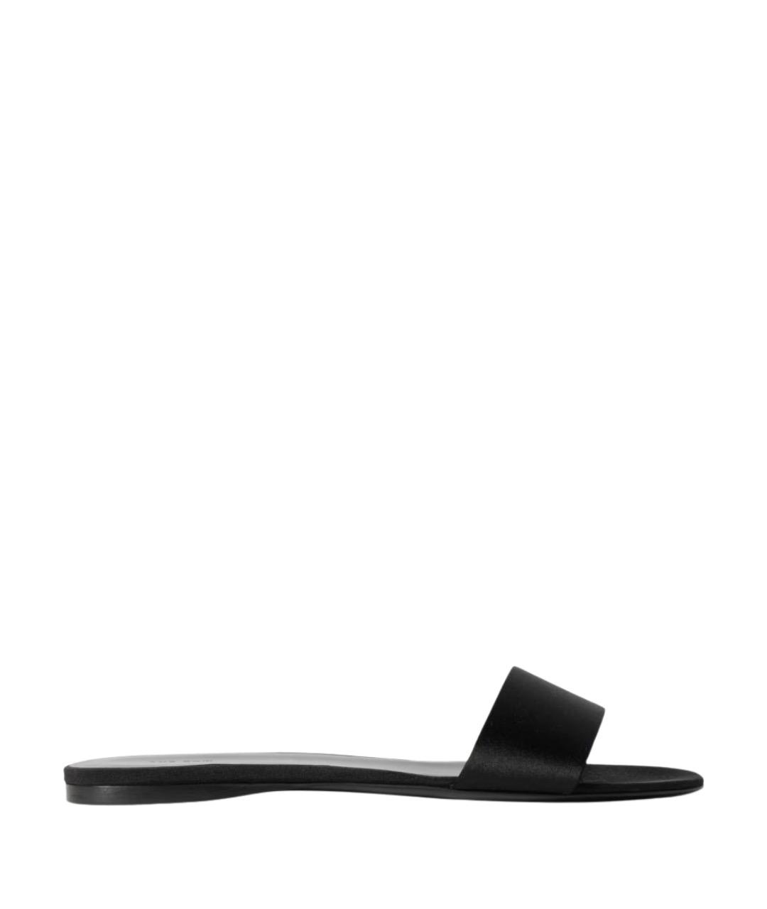 THE ROW Черные шлепанцы, фото 1