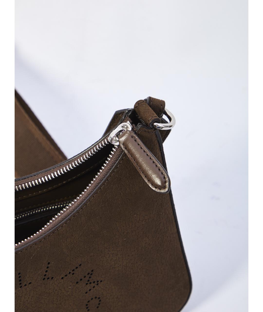 STELLA MCCARTNEY Коричневая сумка через плечо из искусственной кожи, фото 4