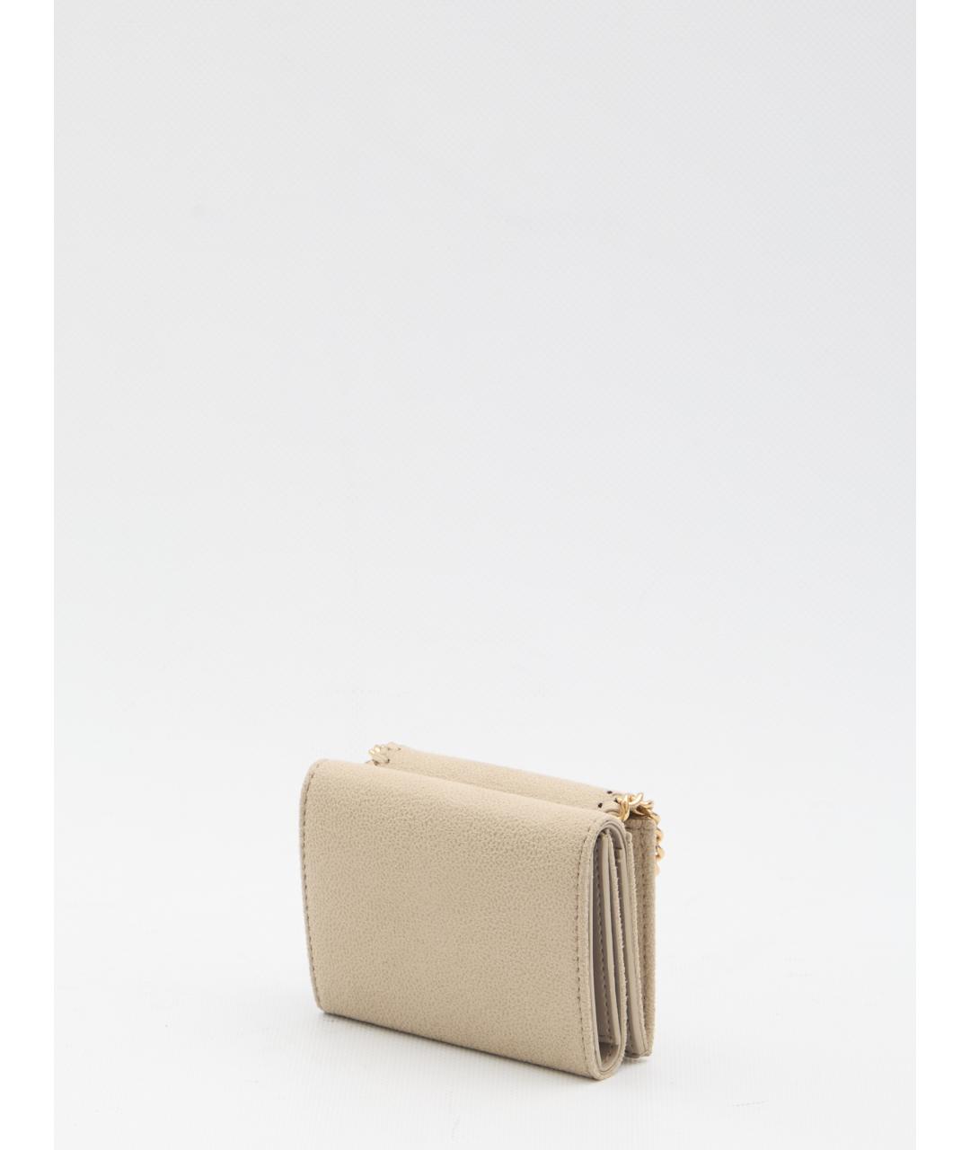 STELLA MCCARTNEY Бежевый кошелек из искусственной кожи, фото 2