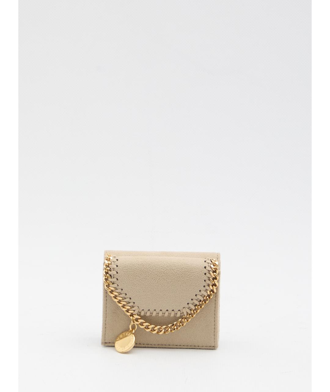 STELLA MCCARTNEY Бежевый кошелек из искусственной кожи, фото 5
